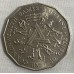 AUSTRALIA 1982 . FIFTY 50  CENTS COIN . XII COMMONWEALTH GAMES BRISBANE